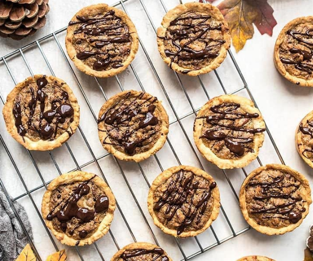 Mini Chocolate Pecan Pies